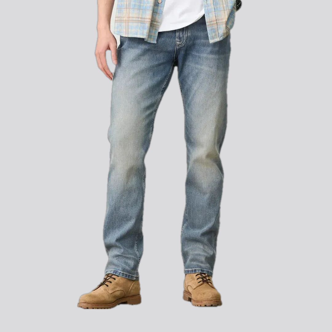 Midweight stretchable casual men's jeans