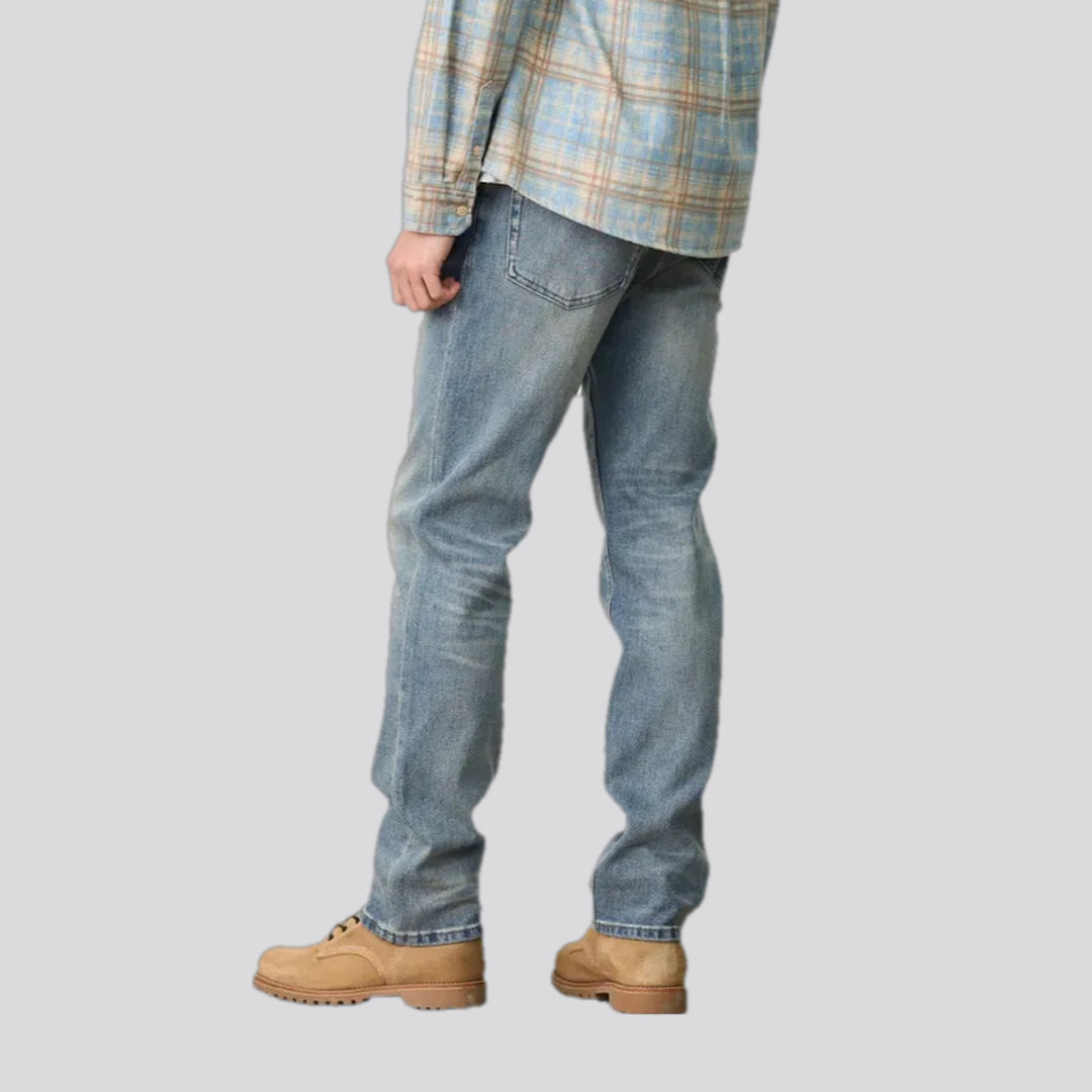 Midweight stretchable casual men's jeans