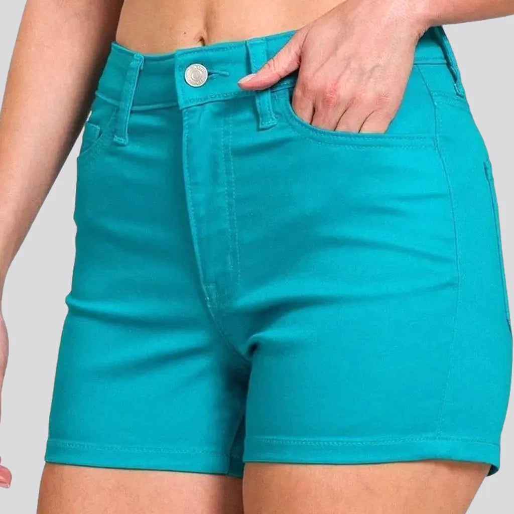 Mid-waist women's jeans shorts | Jeans4you.shop